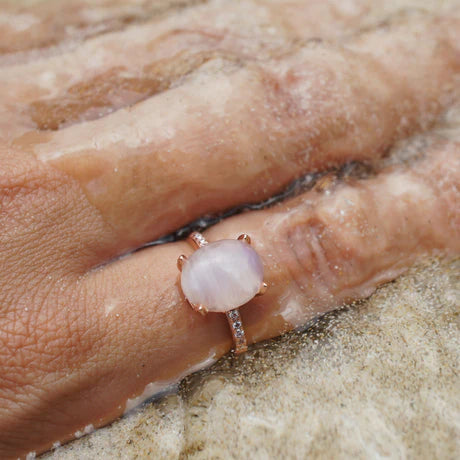 Charm Moonstone Ring