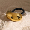 Gold Chunky Hair Tie Set