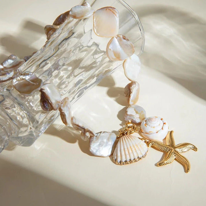 Summer Beach Pearl Necklace