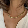 Snake Herringbone Necklace
