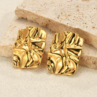 Vintage Textured Studs Earrings