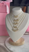Mini Bubble Initial Necklaces